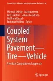 Cover von Coupled System Pavement - Tire - Vehicle