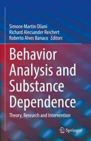 Cover von Behavior Analysis and Substance Dependence