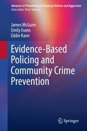 Cover von Evidence-Based Policing and Community Crime Prevention