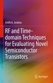 Cover von RF and Time-domain Techniques for Evaluating Novel Semiconductor Transistors