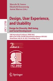 Cover von Design, User Experience, and Usability: Design for Diversity, Well-being, and Social Development