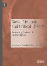 Cover von David Riesman and Critical Theory