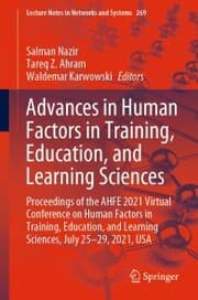 Cover von Advances in Human Factors in Training, Education, and Learning Sciences