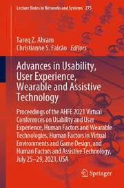 Cover von Advances in Usability, User Experience, Wearable and Assistive Technology