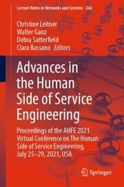 Cover von Advances in the Human Side of Service Engineering