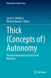 Cover von Thick (Concepts of) Autonomy