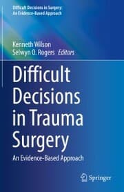 Cover von Difficult Decisions in Trauma Surgery