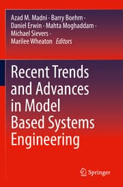 Cover von Recent Trends and Advances in Model Based Systems Engineering