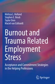 Cover von Burnout and Trauma Related Employment Stress