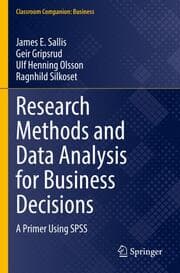 Cover von Research Methods and Data Analysis for Business Decisions