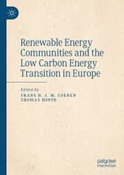 Cover von Renewable Energy Communities and the Low Carbon Energy Transition in Europe