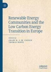 Cover von Renewable Energy Communities and the Low Carbon Energy Transition in Europe