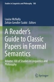 Cover von A Reader's Guide to Classic Papers in Formal Semantics