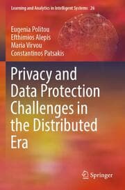 Cover von Privacy and Data Protection Challenges in the Distributed Era