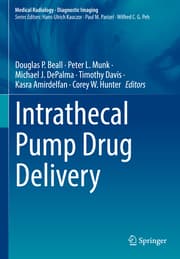 Cover von Intrathecal Pump Drug Delivery