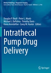 Cover von Intrathecal Pump Drug Delivery