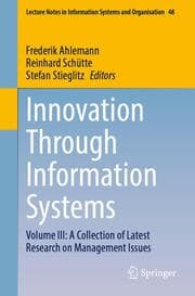 Cover von Innovation Through Information Systems