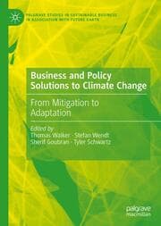 Cover von Business and Policy Solutions to Climate Change