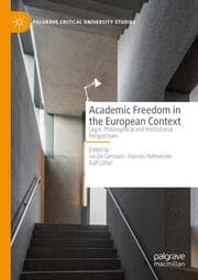 Cover von Academic Freedom in the European Context