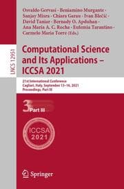 Cover von Computational Science and Its Applications - ICCSA 2021