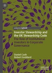 Cover von Investor Stewardship and the UK Stewardship Code