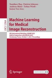 Cover von Machine Learning for Medical Image Reconstruction