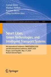 Cover von Smart Cities, Green Technologies, and Intelligent Transport Systems