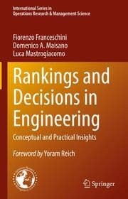 Cover von Rankings and Decisions in Engineering