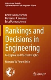 Cover von Rankings and Decisions in Engineering