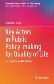 Cover von Key Actors in Public Policy-making for Quality of Life