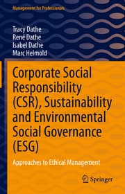 Cover von Corporate Social Responsibility (CSR), Sustainability and Environmental Social Governance (ESG)
