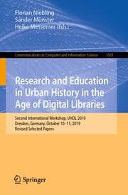 Cover von Research and Education in Urban History in the Age of Digital Libraries