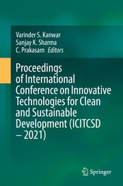 Cover von Proceedings of International Conference on Innovative Technologies for Clean and Sustainable Development (ICITCSD - 2021)