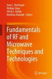 Cover von Fundamentals of RF and Microwave Techniques and Technologies