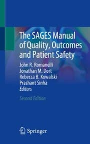 Cover von The SAGES Manual of Quality, Outcomes and Patient Safety