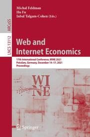 Cover von Web and Internet Economics