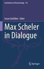 Cover von Max Scheler in Dialogue