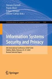 Cover von Information Systems Security and Privacy