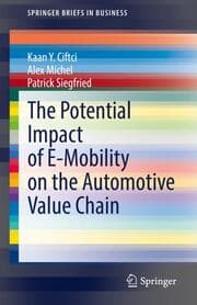 Cover von The Potential Impact of E-Mobility on the Automotive Value Chain