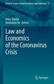 Cover von Law and Economics of the Coronavirus Crisis
