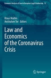 Cover von Law and Economics of the Coronavirus Crisis