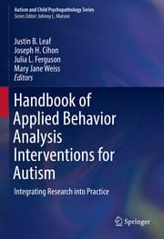 Cover von Handbook of Applied Behavior Analysis Interventions for Autism
