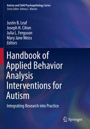Cover von Handbook of Applied Behavior Analysis Interventions for Autism