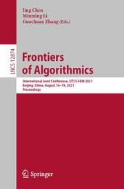 Cover von Frontiers of Algorithmics