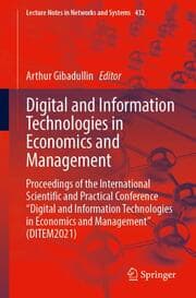 Cover von Digital and Information Technologies in Economics and Management