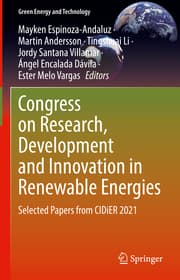 Cover von Congress on Research, Development and Innovation in Renewable Energies