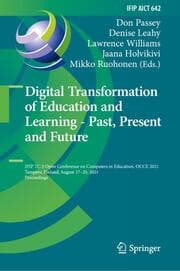 Cover von Digital Transformation of Education and Learning - Past, Present and Future