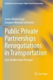 Cover von Public Private Partnerships Renegotiations in Transportation