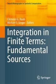 Cover von Integration in Finite Terms: Fundamental Sources