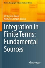 Cover von Integration in Finite Terms: Fundamental Sources